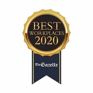 The Gazette Best Workplaces 2020 logo