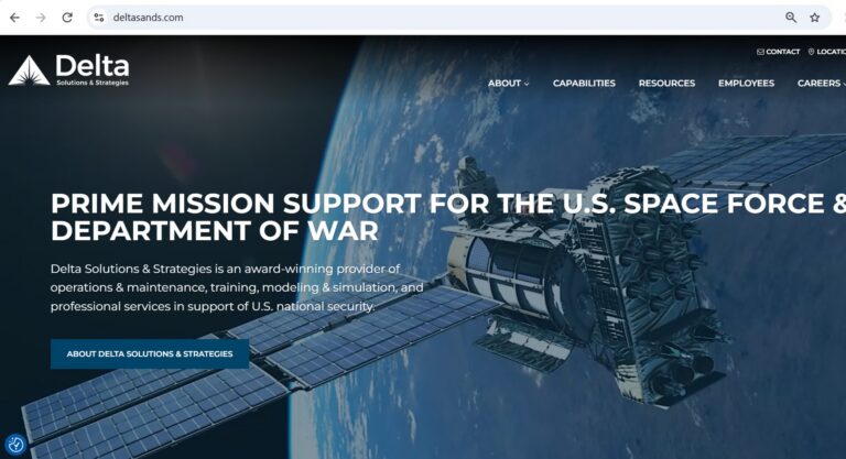 Award-Winning Defense Contractor, Delta Solutions & Strategies, Launches New Website