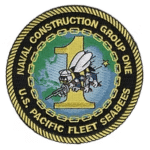 NAVAL CONSTRUCTION GROUP ONE — U.S. PACIFIC FLEET SEABEES LOGO