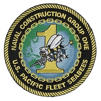 NAVAL CONSTRUCTION GROUP ONE — U.S. PACIFIC FLEET SEABEES LOGO
